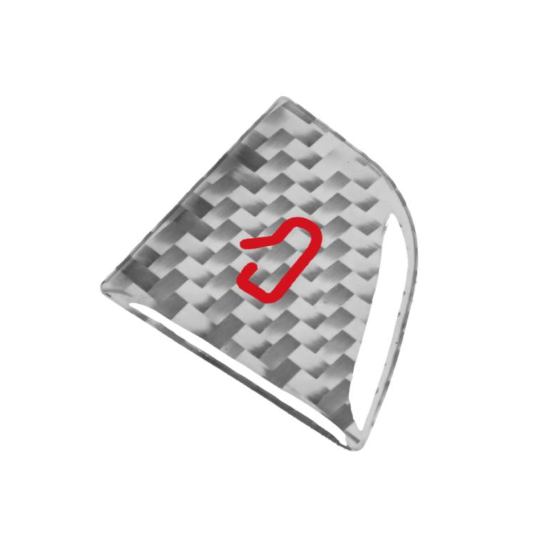 For Tesla Model 3 New Edition 2023+ 4pcs/Set Carbon Fiber Car Door Switch Decorative Sticker with Label, For Tesla Model 3 New Edition 2023+ Car Door Switch