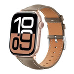 xDfind ブラックシャーク細粒レザーウォッチバンド、Apple Watch 42 / 44 / 45 / 46 / 49mm用、Apple Watch 38 / 40 / 41 / S10 42mm用