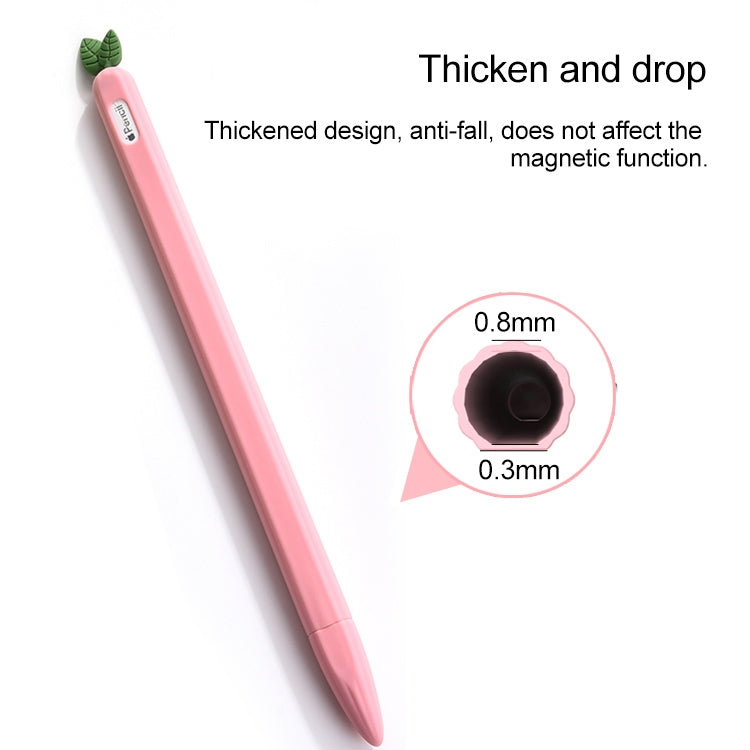 コントラストカラー ミントリーフ シリコン滑り止め保護カバー、Apple Pencil 1用、Apple Pencil 2用