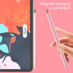 コントラストカラー ミントリーフ シリコン滑り止め保護カバー、Apple Pencil 1用、Apple Pencil 2用