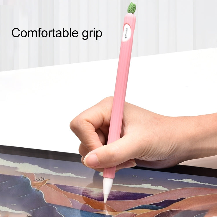 コントラストカラー ミントリーフ シリコン滑り止め保護カバー、Apple Pencil 1用、Apple Pencil 2用