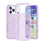 耐衝撃ターミネーター グリッターパウダー電話ケース、iPhone 17 Pro Max 用、iPhone 17 Pro 用、iPhone 17 用、iPhone Air 用