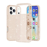 耐衝撃ターミネーター グリッターパウダー電話ケース、iPhone 17 Pro Max 用、iPhone 17 Pro 用、iPhone 17 用、iPhone Air 用