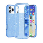 耐衝撃ターミネーター グリッターパウダー電話ケース、iPhone 17 Pro Max 用、iPhone 17 Pro 用、iPhone 17 用、iPhone Air 用
