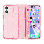 耐衝撃ターミネーター グリッターパウダー電話ケース、iPhone 17 Pro Max 用、iPhone 17 Pro 用、iPhone 17 用、iPhone Air 用