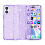 耐衝撃ターミネーター グリッターパウダー電話ケース、iPhone 17 Pro Max 用、iPhone 17 Pro 用、iPhone 17 用、iPhone Air 用