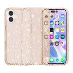 耐衝撃ターミネーター グリッターパウダー電話ケース、iPhone 17 Pro Max 用、iPhone 17 Pro 用、iPhone 17 用、iPhone Air 用