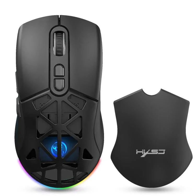 HXSJ T26 デュアルモード 2.4G BT5.1 充電式ワイヤレスマウス、T26