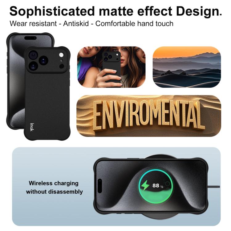 imak 耐衝撃エアバッグ TPU 電話ケース、iPhone 17 Pro Max 用、iPhone 17 Pro 用、iPhone 17 用、iPhone Air 用