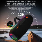 PRO9 20W アウトドア IPX6 ポータブルRGBワイヤレススピーカー ステレオサウンドバー サブウーファー
