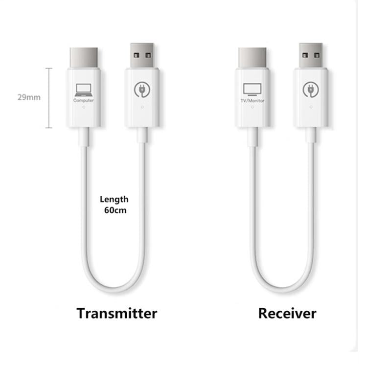Measy AM18051 HDMI ワイヤレス送受信機 スクリーンミラーリングケーブル、AM18051