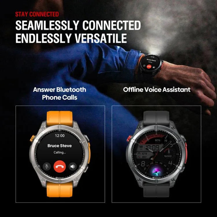 Zeblaze Stratos 4 タフアウトドアGPSスマートウォッチ 1.43インチ画面 5 ATM & IP69K