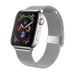 xDfind ミラネーゼバックルメタルウォッチバンド、Apple Watch 42 / 44 / 45 / 46 / 49mm用、Apple Watch 38 / 40 / 41 / S10 42mm用