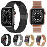 xDfind ミラネーゼバックルメタルウォッチバンド、Apple Watch 42 / 44 / 45 / 46 / 49mm用、Apple Watch 38 / 40 / 41 / S10 42mm用