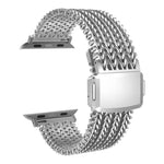 メッシュマグネティックステンレススチールウォッチバンド、Apple Watch 46mm / 49mm / 45mm / 44mm用、Apple Watch 42mm / 41mm / 40mm / 38mm用