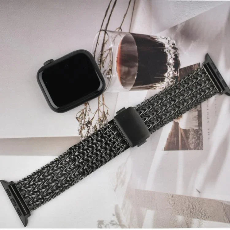 メッシュマグネティックステンレススチールウォッチバンド、Apple Watch 46mm / 49mm / 45mm / 44mm用、Apple Watch 42mm / 41mm / 40mm / 38mm用