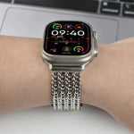 メッシュマグネティックステンレススチールウォッチバンド、Apple Watch 46mm / 49mm / 45mm / 44mm用、Apple Watch 42mm / 41mm / 40mm / 38mm用