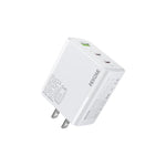 WK WP-U66 Kinkong 65W デュアル USB-C / Type-C + USB GaN 急速充電器、UKプラグ、USプラグ、EUプラグ