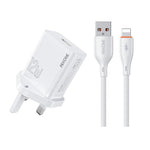 WK WP-U76 Kinkong 12W USB 充電器セット、UKプラグ、USプラグ、EUプラグ