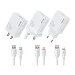 WK WP-U76 Kinkong 12W USB 充電器セット、UKプラグ、USプラグ、EUプラグ