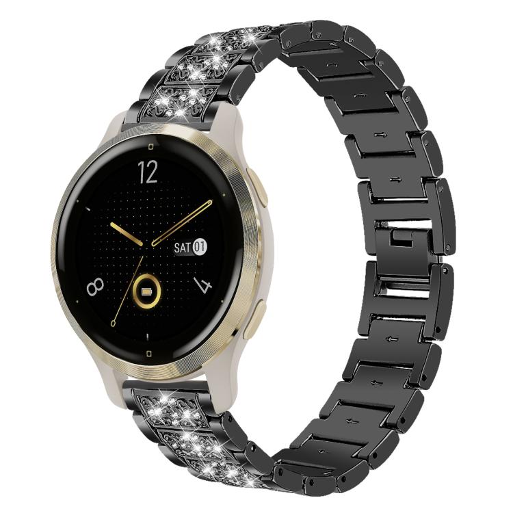 xDfind Diamond Jewelry Steel Watch Band, 20mm For COROS APEX 2 42mm / PACE 2, 20mm For Ticwatch GTH / E3 / E / 2, 22mm For Ticwatch Pro X / Pro3 / Pro / GTX / E2, 20mm For Xiaomi Haylou RS4 Plus LS11, 22mm For Xiaomi Watch S3/2 Pro/S2/S1               ...