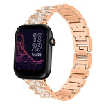 xDfind Diamond Jewelry Steel Watch Band, 20mm For COROS APEX 2 42mm / PACE 2, 20mm For Ticwatch GTH / E3 / E / 2, 22mm For Ticwatch Pro X / Pro3 / Pro / GTX / E2, 20mm For Xiaomi Haylou RS4 Plus LS11, 22mm For Xiaomi Watch S3/2 Pro/S2/S1               ...
