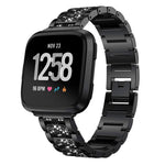 xDfind Diamond Jewelry Stainless Steel Watch Band, For Fitbit Charge 6 / 5 18mm, For Fitbit Inspire 3 12mm, For Fitbit Versa 4 / 3 / Sense2 / 1 20mm, For Fitbit Luxe / Special Edition 12mm, For Fitbit Inspire 2 / Ace 3 14mm, For Fitbit Charge 4 / 3 18mm
