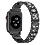 xDfind ダイヤモンドジュエリーステンレススチールウォッチバンド、Apple Watch 42 / 44 / 45 / 46 / 49mm用、Apple Watch 38 / 40 / 41 / S10 42mm用