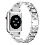 xDfind ダイヤモンドジュエリーステンレススチールウォッチバンド、Apple Watch 42 / 44 / 45 / 46 / 49mm用、Apple Watch 38 / 40 / 41 / S10 42mm用