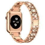 xDfind ダイヤモンドジュエリーステンレススチールウォッチバンド、Apple Watch 42 / 44 / 45 / 46 / 49mm用、Apple Watch 38 / 40 / 41 / S10 42mm用