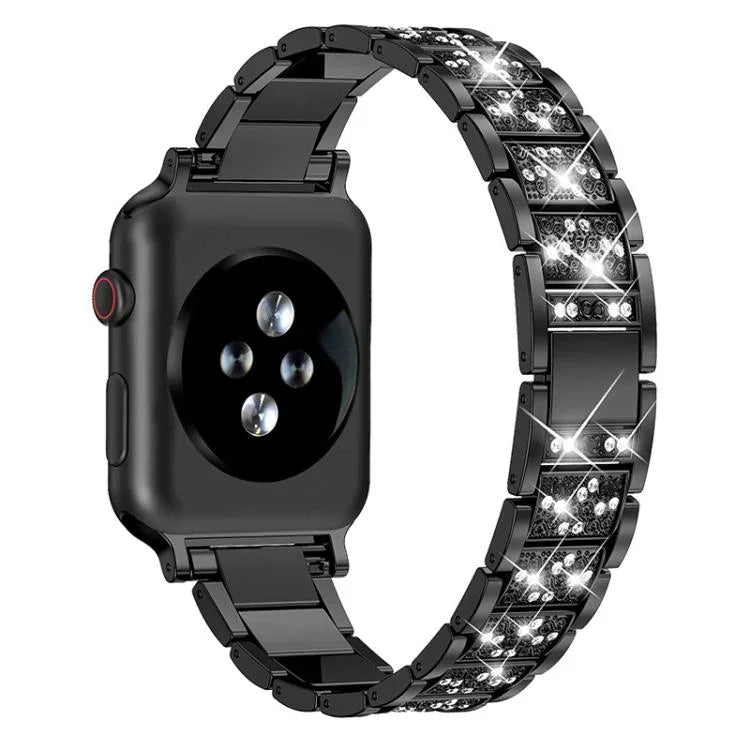 xDfind ダイヤモンドジュエリーステンレススチールウォッチバンド、Apple Watch 42 / 44 / 45 / 46 / 49mm用、Apple Watch 38 / 40 / 41 / S10 42mm用