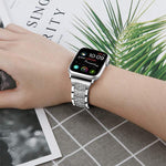 xDfind ダイヤモンドジュエリーステンレススチールウォッチバンド、Apple Watch 42 / 44 / 45 / 46 / 49mm用、Apple Watch 38 / 40 / 41 / S10 42mm用