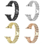 xDfind ダイヤモンドジュエリーステンレススチールウォッチバンド、Apple Watch 42 / 44 / 45 / 46 / 49mm用、Apple Watch 38 / 40 / 41 / S10 42mm用