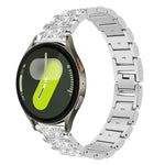 xDfind ダイヤモンド ジュエリー ステンレススチール 時計バンド、Samsung Galaxy Watch Ultra / Ultra 2025 用、Samsung Galaxy Watch8 / Watch8 Classic 用、Samsung Galaxy Watch7 / FE / 6 / 5 / 4 用、Samsung Galaxy Fit3 用
