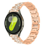xDfind ダイヤモンド ジュエリー ステンレススチール 時計バンド、Samsung Galaxy Watch Ultra / Ultra 2025 用、Samsung Galaxy Watch8 / Watch8 Classic 用、Samsung Galaxy Watch7 / FE / 6 / 5 / 4 用、Samsung Galaxy Fit3 用