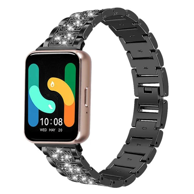 xDfind ダイヤモンド ジュエリー ステンレススチール 時計バンド、Samsung Galaxy Watch Ultra / Ultra 2025 用、Samsung Galaxy Watch8 / Watch8 Classic 用、Samsung Galaxy Watch7 / FE / 6 / 5 / 4 用、Samsung Galaxy Fit3 用