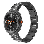 xDfind ダイヤモンド ジュエリー ステンレススチール 時計バンド、Samsung Galaxy Watch Ultra / Ultra 2025 用、Samsung Galaxy Watch8 / Watch8 Classic 用、Samsung Galaxy Watch7 / FE / 6 / 5 / 4 用、Samsung Galaxy Fit3 用