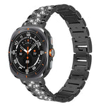 xDfind ダイヤモンド ジュエリー ステンレススチール 時計バンド、Samsung Galaxy Watch Ultra / Ultra 2025 用、Samsung Galaxy Watch8 / Watch8 Classic 用、Samsung Galaxy Watch7 / FE / 6 / 5 / 4 用、Samsung Galaxy Fit3 用