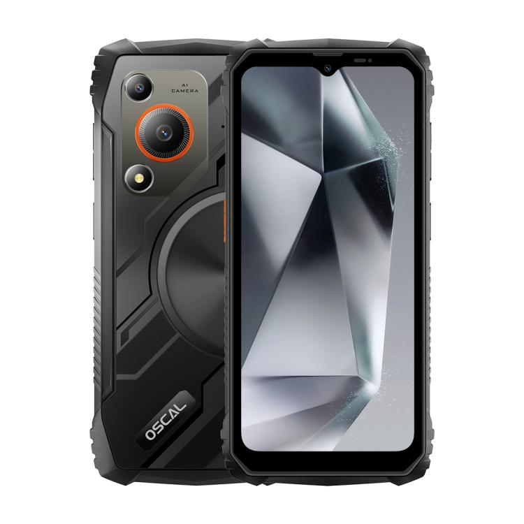 Blackview Oscal Marine 1、6.56インチ Android 15 Unisoc UMS9230E T615 オクタコア、ネットワーク：4G、OTG、NFC、4GB+128GB