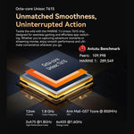 Blackview Oscal Marine 1、6.56インチ Android 15 Unisoc UMS9230E T615 オクタコア、ネットワーク：4G、OTG、NFC、4GB+128GB