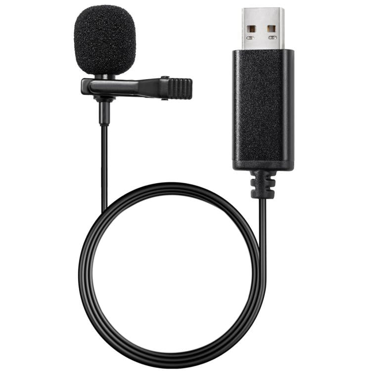 USBインターフェース ラベリアマイク ノートパソコン用ライブ会議録音、USBインターフェース