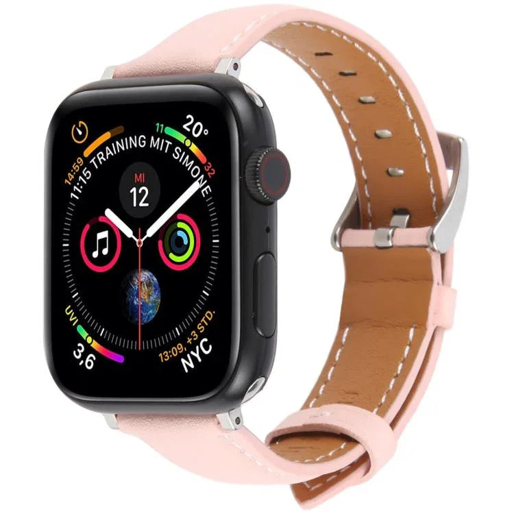 シルクマイクロファイバーレザーウォッチバンド、Apple Watch 46mm / 49mm / 45mm / 44mm用、Apple Watch 42mm / 41mm / 40mm / 38mm用