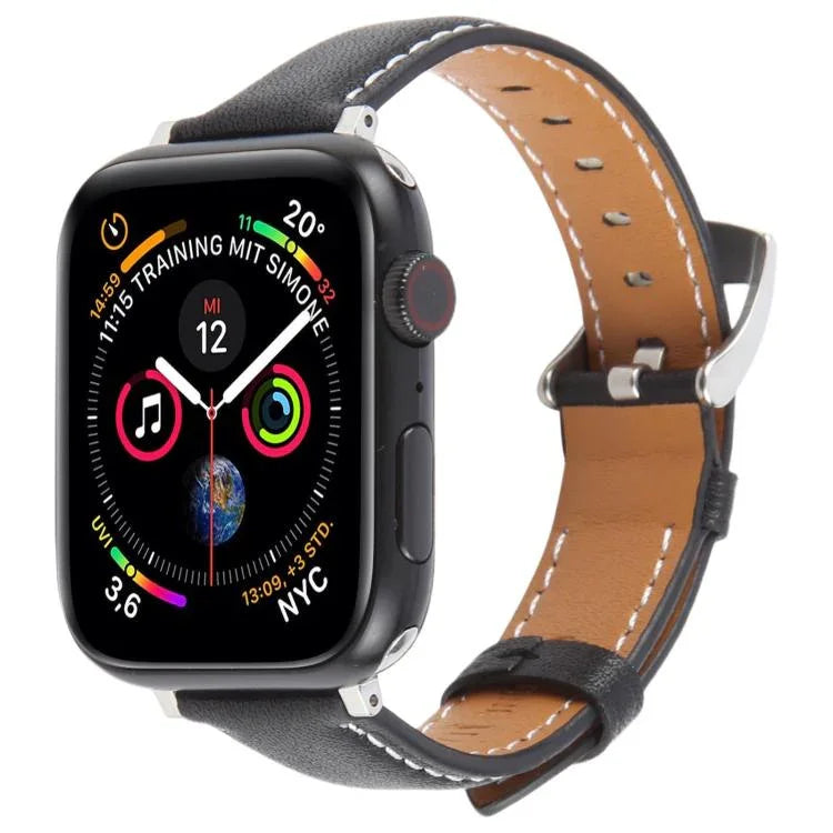 シルクマイクロファイバーレザーウォッチバンド、Apple Watch 46mm / 49mm / 45mm / 44mm用、Apple Watch 42mm / 41mm / 40mm / 38mm用