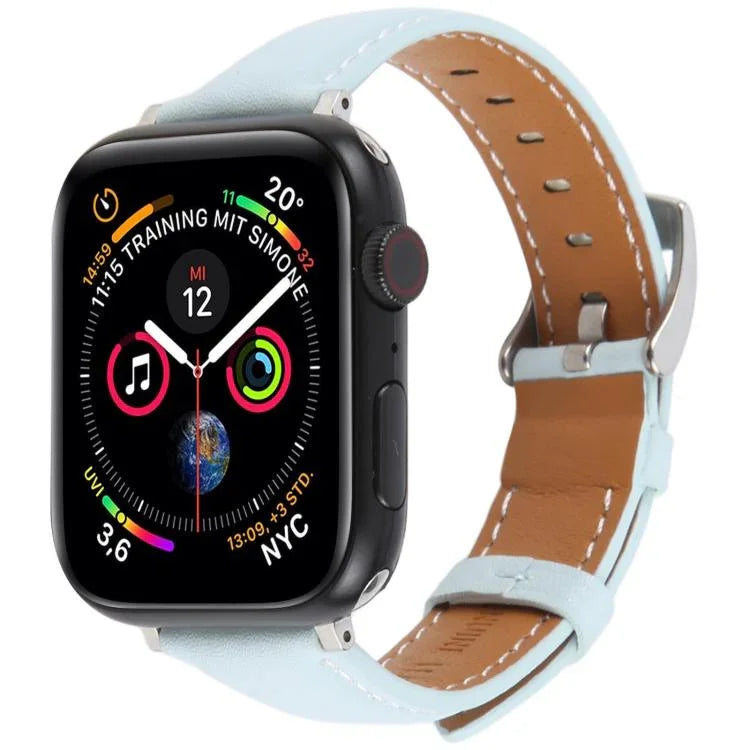 シルクマイクロファイバーレザーウォッチバンド、Apple Watch 46mm / 49mm / 45mm / 44mm用、Apple Watch 42mm / 41mm / 40mm / 38mm用