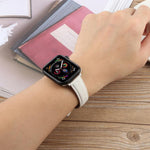 シルクマイクロファイバーレザーウォッチバンド、Apple Watch 46mm / 49mm / 45mm / 44mm用、Apple Watch 42mm / 41mm / 40mm / 38mm用