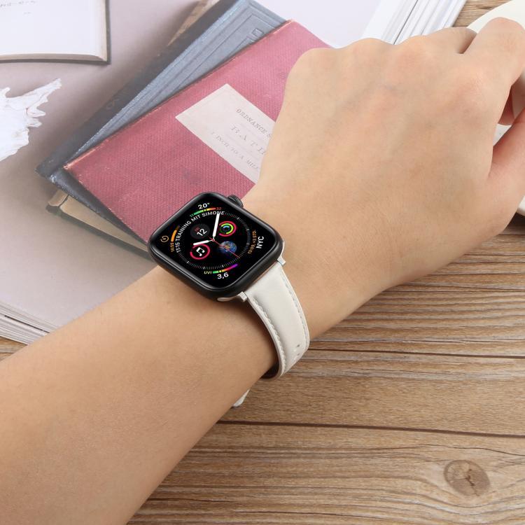 シルクマイクロファイバーレザーウォッチバンド、Apple Watch 46mm / 49mm / 45mm / 44mm用、Apple Watch 42mm / 41mm / 40mm / 38mm用