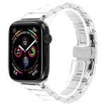 スリービーズ セラミック 18mm スチール ウォッチバンド、Apple Watch 46mm / 49mm / 45mm / 44mm 用、Apple Watch 42mm / 41mm / 40mm / 38mm 用
