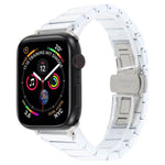 スリービーズ セラミック 18mm スチール ウォッチバンド、Apple Watch 46mm / 49mm / 45mm / 44mm 用、Apple Watch 42mm / 41mm / 40mm / 38mm 用