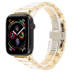 スリービーズ セラミック 18mm スチール ウォッチバンド、Apple Watch 46mm / 49mm / 45mm / 44mm 用、Apple Watch 42mm / 41mm / 40mm / 38mm 用