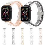 スリービーズ セラミック 18mm スチール ウォッチバンド、Apple Watch 46mm / 49mm / 45mm / 44mm 用、Apple Watch 42mm / 41mm / 40mm / 38mm 用